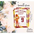 thumbnail image 5 of Darling Souvenir White Birthday Invitation Card Printable Fill or Write In Blank Invites Party Supplies Pack Of 28 5 x 7 Inches, 5 of 5