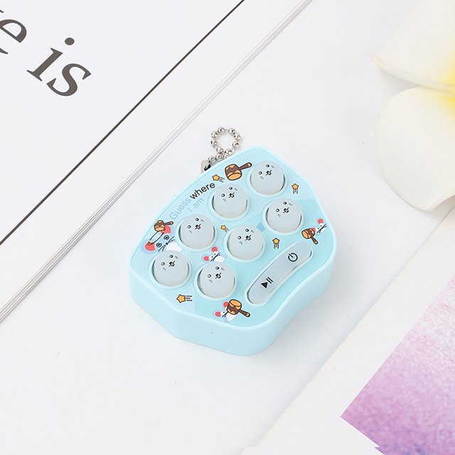 Juego De Martillo Whack-A-Mole Game - Kids Montessori Toys LED Mini Hamster Memory Game Key Chain Likrtyny libre de BPA