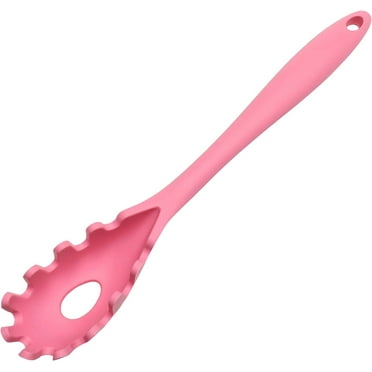 Premium Silicone Spaghetti/Pasta Fork, 11.5 inch, Pink