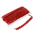 thumbnail image 1 of 13m Sequins Paillette Ribbon Trim Braid Trim Lace DIY Sequins Ribbon Trim Sewing Clothing Red, 1 of 8
