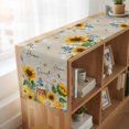 thumbnail image 6 of Table Runners 70 Inches Long Dress Scarves, Yellow Sunflowers Farmhouse Coffee/Dining/Kitchen Table Decor, Holiday Table Runner, Elegant Pastoral Floral Daisy Bees 13x70 Inch, 6 of 9