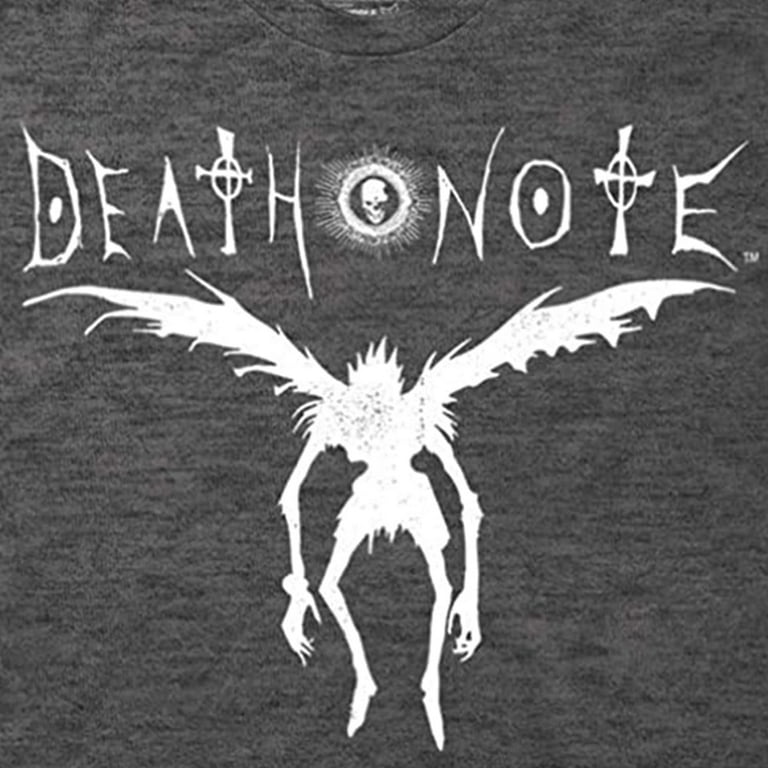 Ripple Junction Mens Death Note Anime T-Shirt - Death Note Light Yagami  Mens Fashion Shirt - Death Note Manga Tee