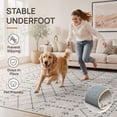 thumbnail image 6 of GENIMO 8'x10' Area Rug for Living Room, Washable Non Slip Soft Vintage Boho Rug for Bedroom Dining Room Home Office, Dusty Blue, 6 of 10