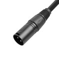 thumbnail image 4 of Cable Adaptador 50cm 3 pines XLR macho a doble hembra Y divisor adaptador convertidor de cable negro Tmvgtek Para estrenar, 4 of 4