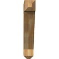 thumbnail image 2 of Ekena Millwork 6"W x 30"D x 34"H Traditional Craftsman Rough Sawn Bracket, Western Red Cedar, 2 of 13