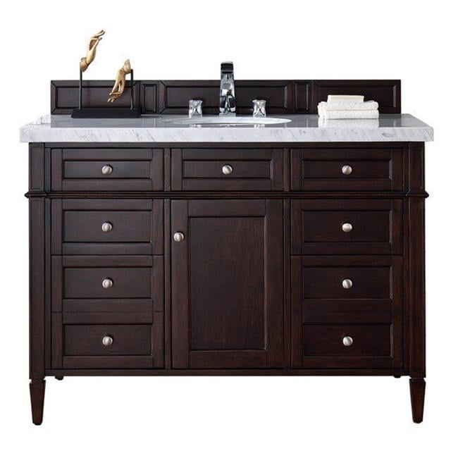 James Martin Furniture 650V48BNM3IBK 48 in. Brittany Burnished