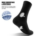 thumbnail image 4 of QINCAO Socks for Men 6 Pairs Unisex Long Cotton Socks Sports Business Work Socks M, 4 of 6