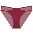 thumbnail image 2 of Bxsruta Women's Hip Lifting Low Rise French Sheer Mesh Lace Panties for Everyday Comfort, 2 of 8