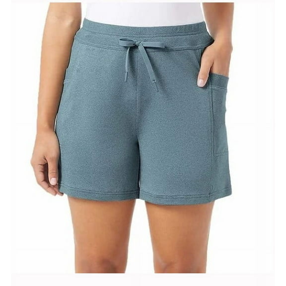 32 Degrees Ladies' Side Pocket Shorts, Porcelain Blue, Medium
