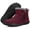 Wine Red, variant on Womens Mens Barefoot Boots Shoes Winter Snow Boots Warm Ankle Booties Zero Drop Sole Wide Toe Box Fur Lined Outdoor Sneakers,38