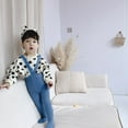 thumbnail image 1 of Newborn Baby Suspender Overall Pantyhose Solid Color High Waist Ribbed Knit Tights Infant Spring Autumn One-piece Leggings, 1 of 7