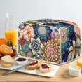 thumbnail image 3 of UNICEU Abstract Flower Print 4 Slice Toaster Cover Kitchen Small Appliance Cover Toaster Bread Maker Covers Home Decoration, 3 of 6