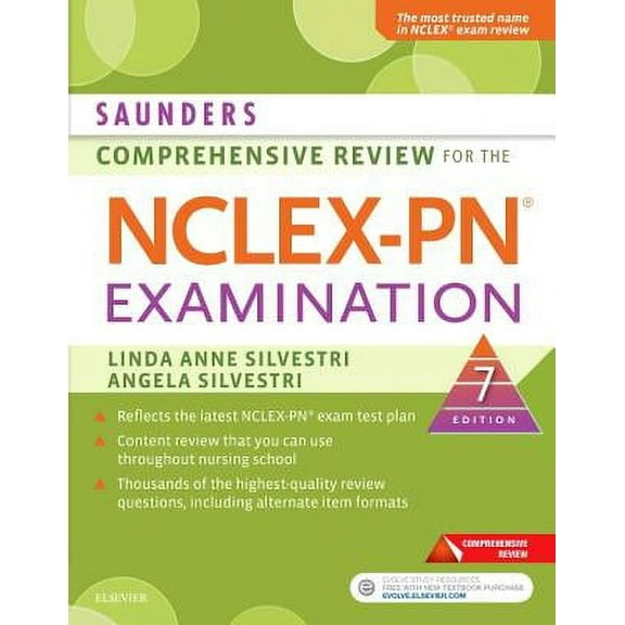Pre-Owned Saunders Comprehensive Review for the Nclex-Pn(r) Examination (Paperback 9780323484886) by Linda Anne Silvestri, Angela Silvestri