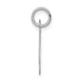 thumbnail image 2 of Finest Gold 14K White Gold Script Letter J Initial Charm, 2 of 4