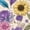 Color 1, variant on Peel and Stick Wallpaper Boho Vintage Floral Retro Botanical Flowers Yellow Purple Green Purple 24in x 118in Contact Paper Removable Self Adhesive Wall Mural Wall Decor for Bedroom Kitchen Cabinets