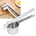 thumbnail image 2 of LYUMO Manual Press Juicer Stainless Steel Manual Mashed Potato Machine Hand Kitchen Food Strainer Squeezer for Potatoes Manual Masher, 2 of 8