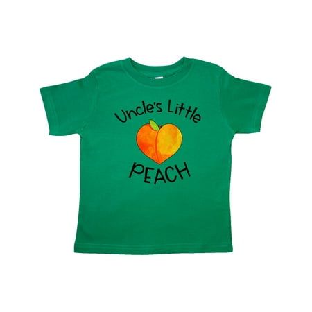 

Inktastic Uncle s Little Peach Cute Peach Heart Gift Toddler Boy or Toddler Girl T-Shirt