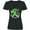 AB-Black, variant on Inktastic Love and Care Mental Health Awareness Green Ribbon Women's V-Neck T-Shirt