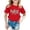 Red, variant on XEGLSBU Girls Shirts Size 14 16 Cotton Stylish Girls Tops for Loose Fit Tees & Shirts for Ages 3 16 for Spring and Summer Easy to Clean Great For Red Size 3-4 Years