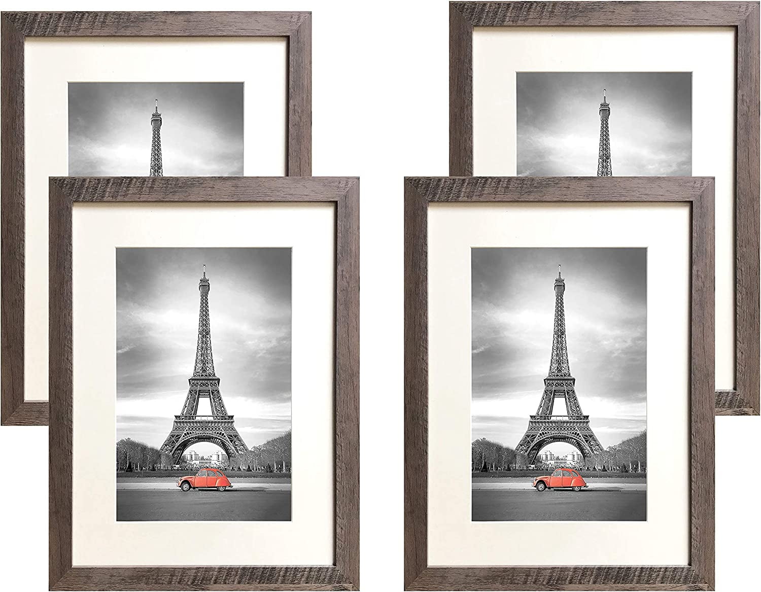 12x16 framesRustic Oak Style Farmhouse Wood Grain Picture Frame, 2MM