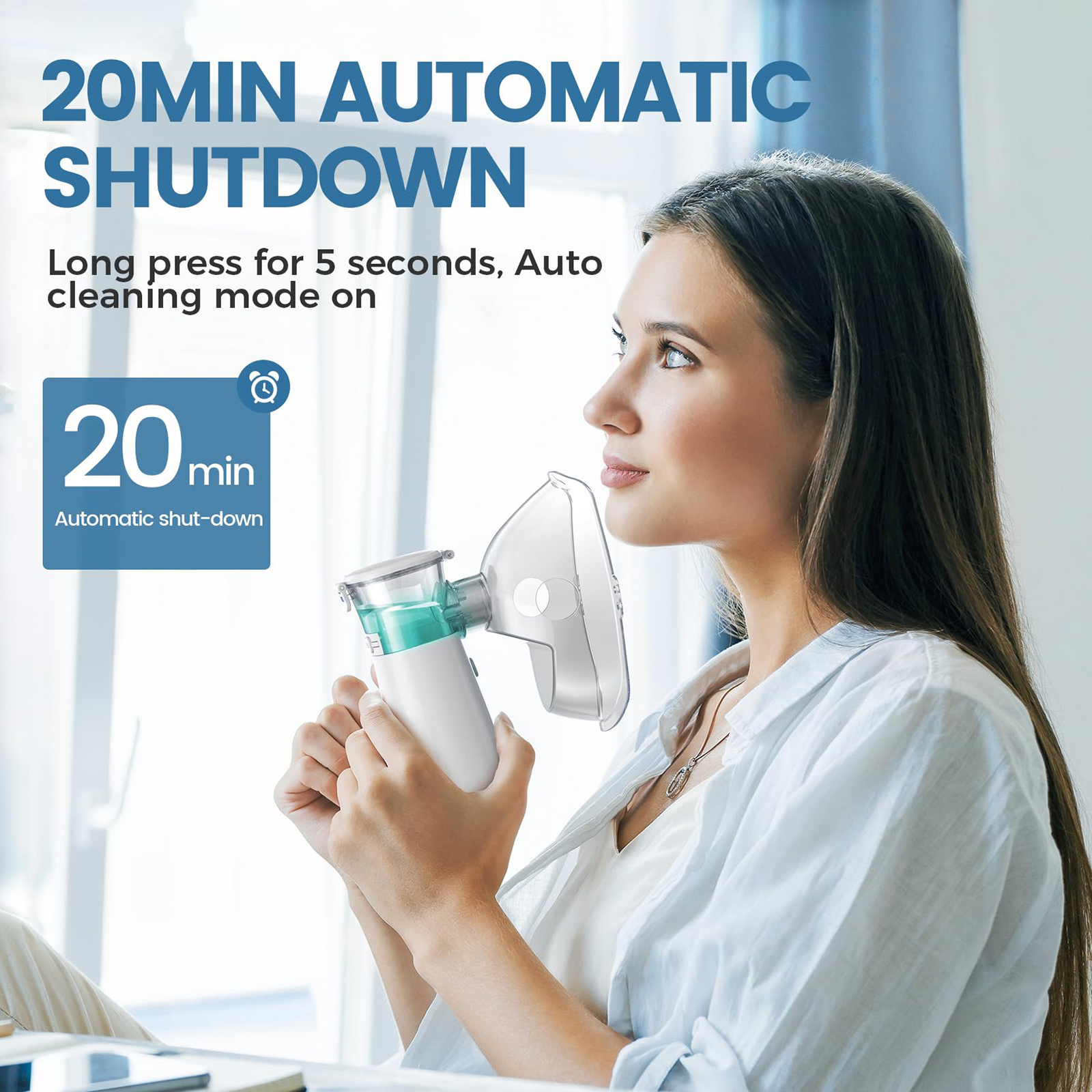 Portable Household Mini Inhaler Mist Machine Ultrasonic Humidifier For Kid Adult
