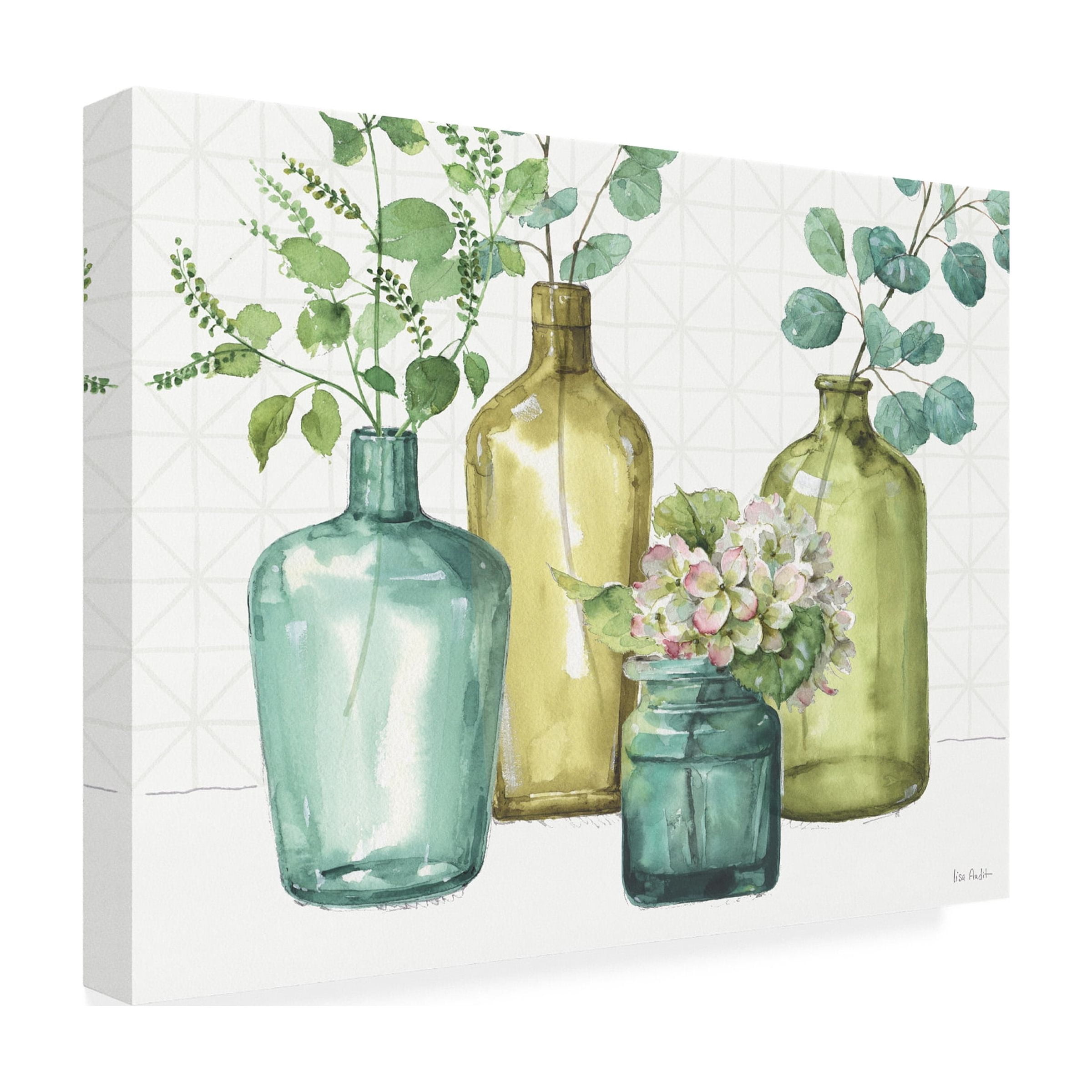Trademark Fine Art 'Mixed Greens LXII' Canvas Art by Lisa Audit