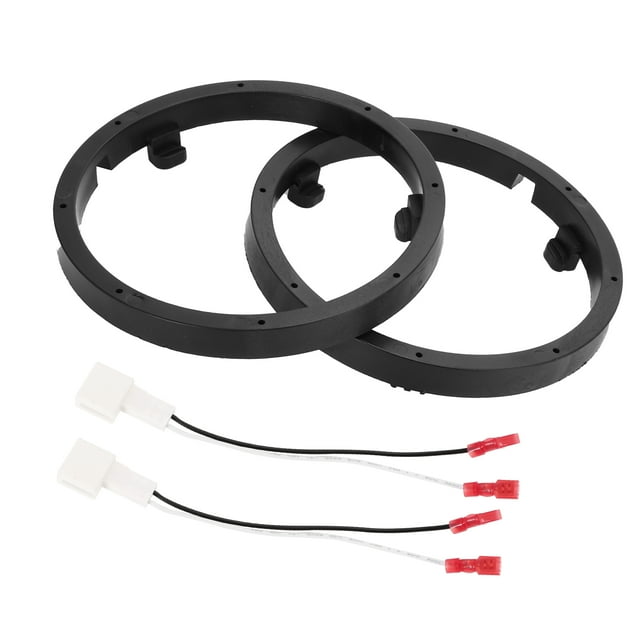Anillo Espaciador de Altavoz Unique Bargains Adaptador de Altavoz Tweeter para Mitsubishi Lancer 2008-2017 para 6.5'' ABS 2 Juegos