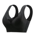 thumbnail image 4 of ATOYSOY Mesh Everyday Sports Bra Push Up Underwear Wirefree Workout Breathable Yoga Running Activewear Bralette Comfy Bra Girls Teens Black XL, 4 of 4