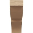 thumbnail image 2 of Ekena Millwork 5"W x 14"D x 14"H Valencia Rough Cedar Woodgrain TimberThane Knee Brace, Primed, 2 of 6