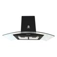 thumbnail image 4 of Combo Parrilla y Campana de Cocina Supra de Pared Cristal templado Negro de 87 cm SUPRA Combo Arezzo parrilla y campana 87 cm Negro, 4 of 6