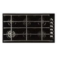 thumbnail image 1 of Parrilla Axcent de 6 quemadores en cristal templado negro de 90 cm, 1 of 5
