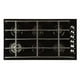 thumbnail image 1 of Parrilla Axcent de 6 quemadores en cristal templado negro de 90 cm, 1 of 5
