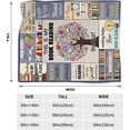 thumbnail image 5 of Book Lovers Gifts Reading Blanket Gifts for People Who Like to Read Gifts for Book Lovers Throw Blanket 50X60 Inch, 5 of 6