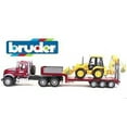 thumbnail image 4 of Bruder Toys 02813 Mack Granite Flatbed Truck Play Vehicle, ABS Gray, 7.43 lbs, 4 of 7