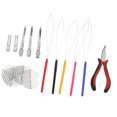 thumbnail image 1 of Extensión de cabello con abrazaderas Herramientas shamjiam Set de alicates para extensiones de cabello, 1 of 6
