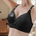 thumbnail image 2 of HNMKIU Cotton Bras for Women Solid Thin Breathable Daily Bra Soft Comfort Wireless, 2 of 4