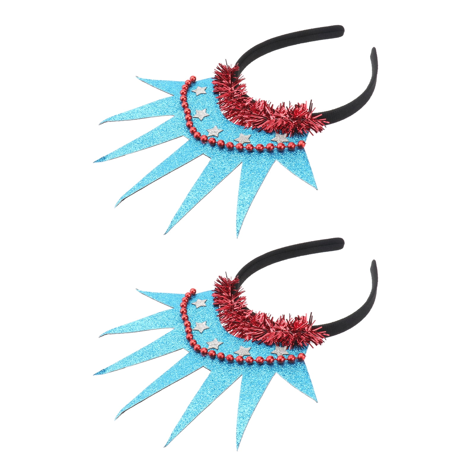 Statue of liberty hair hoop 2pcs Statue of Liberty Hair Hoop Independance Day Headdress Creative