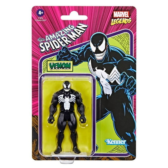 Figura Venom Retro Hasbro Marvel Legends 3.75 Pulgadas