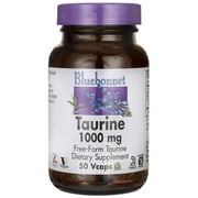 Taurine 1000 Mg. By Bluebonnet - 50 Vegetarian Capsules