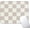 Beige Checkered, variant on Checkered Mouse Pad,Small Mousepad for Desk Work Office 10"X8"