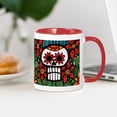 thumbnail image 4 of CafePress - Day Of The Dead Flower Skull Mugs - 11 oz Ceramic Mug - Novelty Coffee Tea Cup, 4 of 6