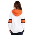 thumbnail image 3 of Women's-G-III 4Her by Carl Banks  White Philadelphia Flyers Goal Zone Long Sleeve Lace-Up Hoodie T-Shirt, 3 of 3