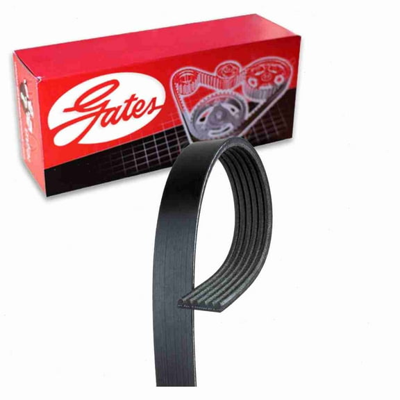 Gates Micro-V Serpentine Belt compatible with Ford Mustang 5.0L V8 1988-1993