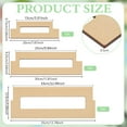 thumbnail image 2 of 3Pcs Ribbon Measuring Board MDF Ribbon Ruler, 2 of 6