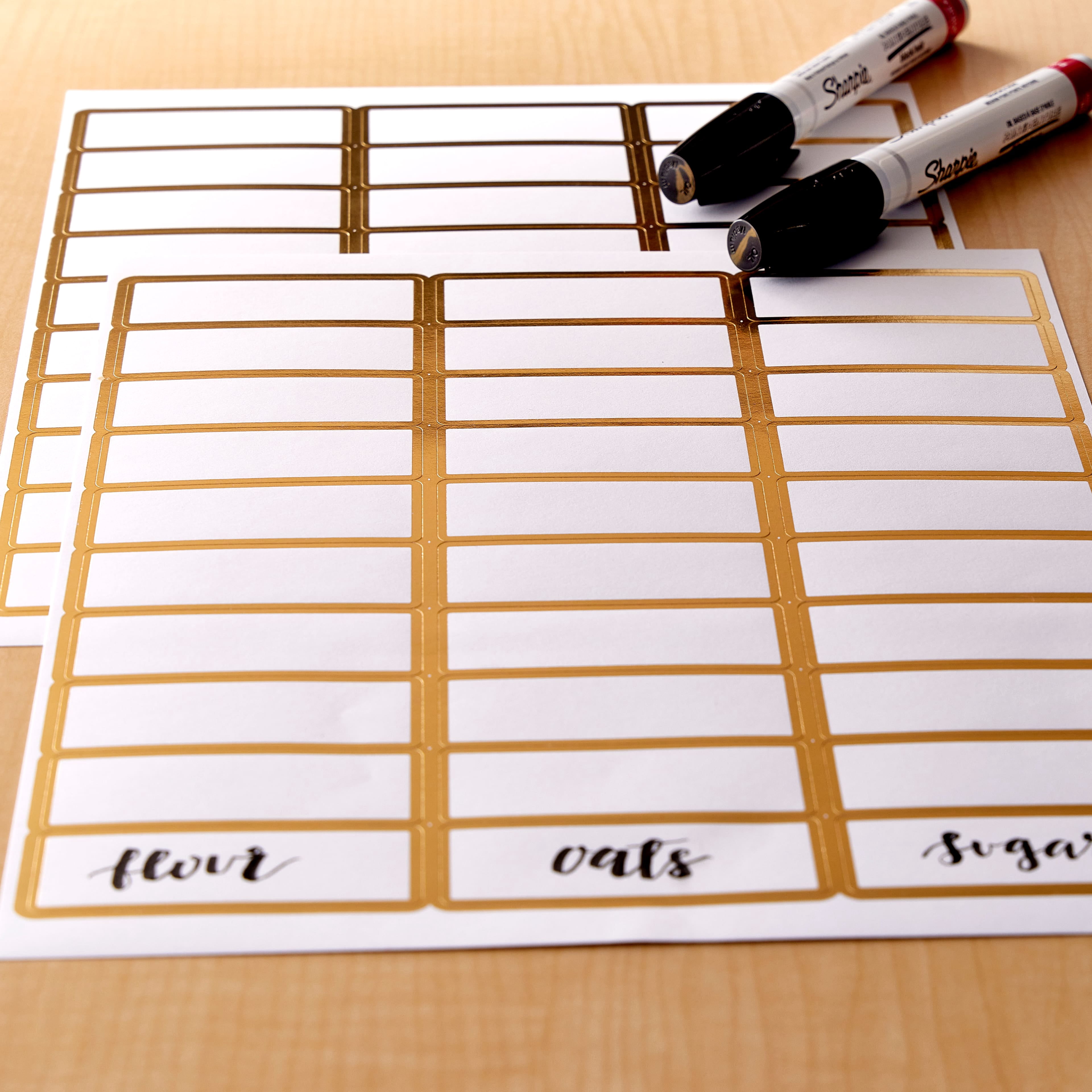 Recollections Gold Border Printable Address Label Stickers, 12 Packs: 240 ct. (2,880 total)