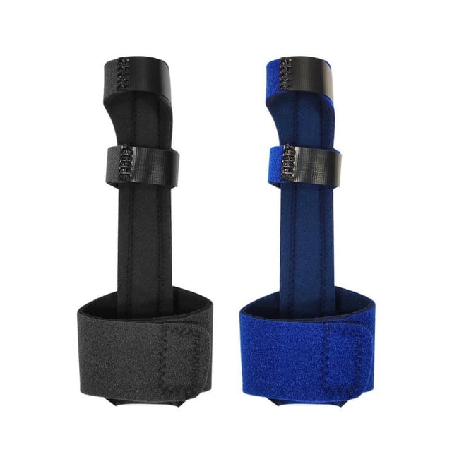 2 Pack Finger Splint - Medical Grade Aluminum Brace Support Guard Splints for Straightening Broken Fingers Injuries Arthritis Trigger Finger. Adjustable Knuckle Immobilizer Braces