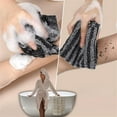 thumbnail image 3 of Gyedtr Serviette Exfoliante pour le Dos et le Corps Serviette de Douche avec Nettoyant pour le Dos Convient aux Hommes et aux Femmes Corps Doux Exfoliant Séchage Réutilisable, 3 of 4