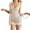 White, variant on Kaemgyyd Women Pajama Set 4 Piece Lace Mesh Spaghetti Strap Nightgown See Through Robe and Panty Sets with Belt Sleepwear