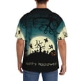 thumbnail image 3 of Kdxio Men'S Hawaiian Shirt For Men Short Sleeve Shirt Happy Halloween 8 Summer Casual Holiday Beach Button Down T-Shirts, 3 of 5