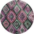 thumbnail image 2 of Addison Rugs Mayfield Premium Machine Washable Transitional Aztec Blush Round Rug, 8' x 8', 2 of 6